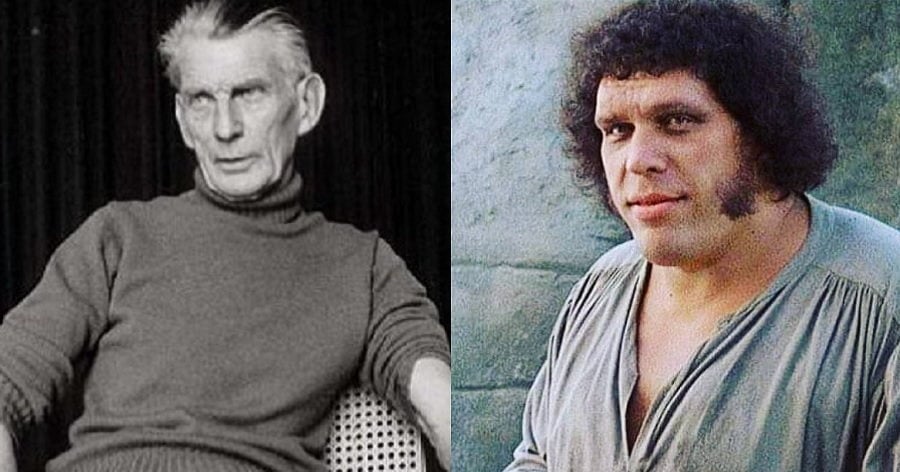 Samuel Beckett and André the Giant