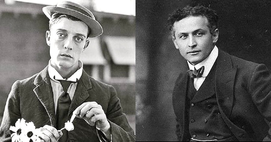 Buster Keaton and Harry Houdini