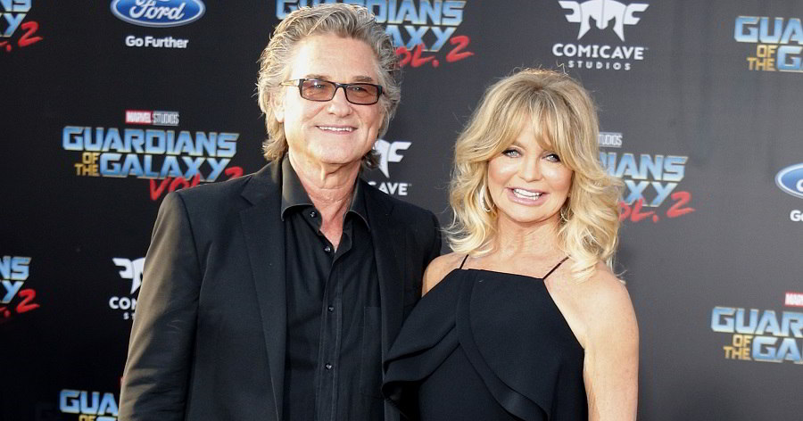 Goldie Hawn and Kurt Russell