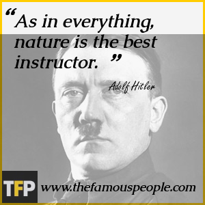 As in everything, nature is the best instructor. As in everything, nature is the best instructor.
