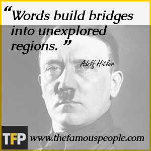 Words build bridges into unexplored regions. Words build bridges into unexplored regions.