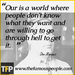 Our is a world where people don Our is a world where people don