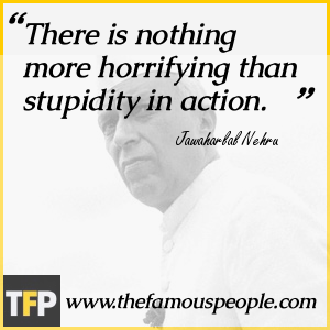 There is nothing more horrifying than stupidity in action. There is nothing more horrifying than stupidity in action.