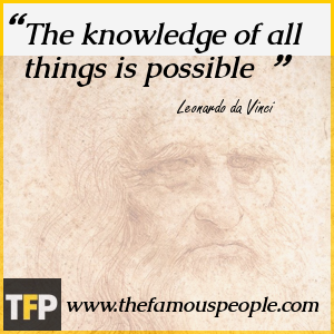 The knowledge of all things is possible The knowledge of all things is possible