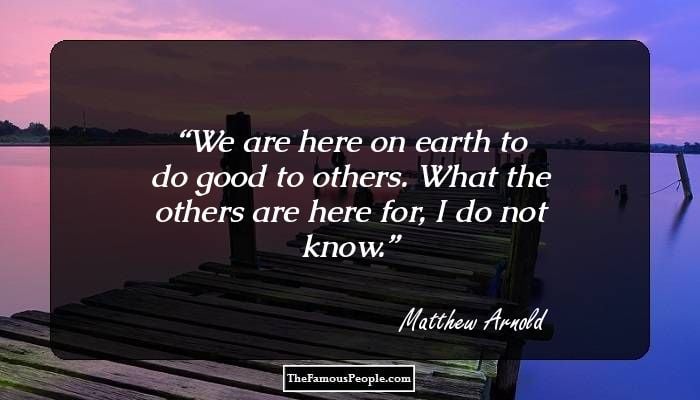 Matthew arnold essays