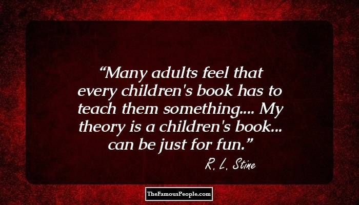 Download R.l. Stine Quotes Background