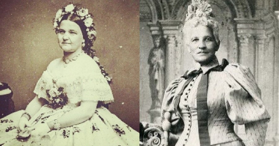 Mary Todd Lincoln and Elizabeth Keckley