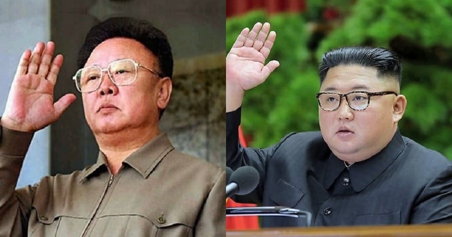 Kim Jong-Il and Son Kim Jong-Un