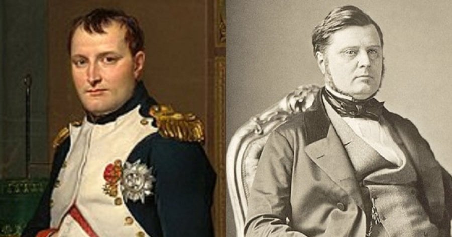 Napoleon Bonaparte and Son Count Alexandre Joseph Colonna Walewski