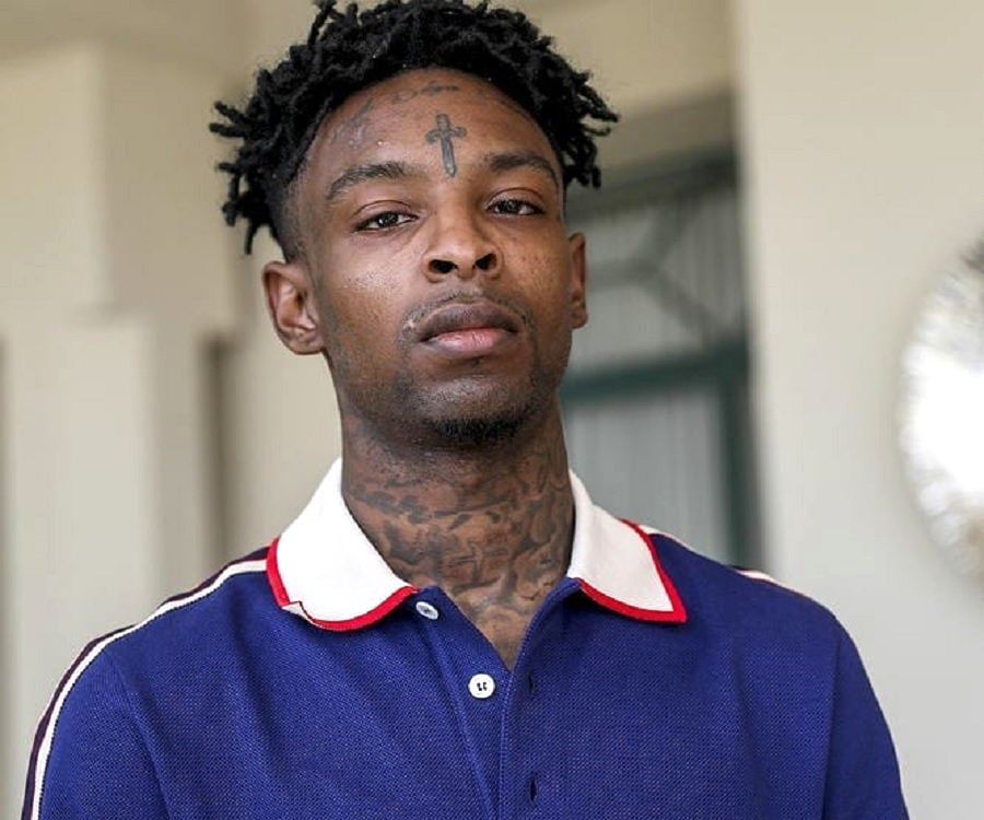 21 Savage's Blue Hair Sparks Social Media Frenzy - wide 8