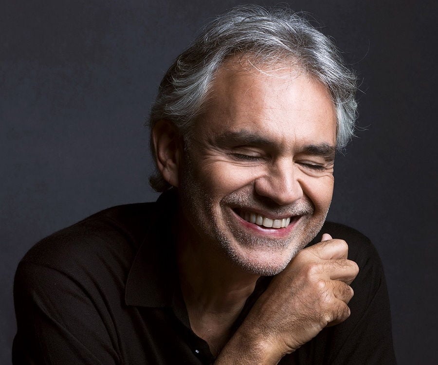 Andrea Bocelli - With my son Amos, ABF board member, at Global #TeacherPrize Andrea Bocelli Foundation Global Teacher Prize