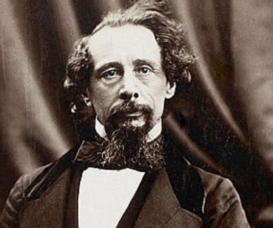 biography of charles dickens in 200 words