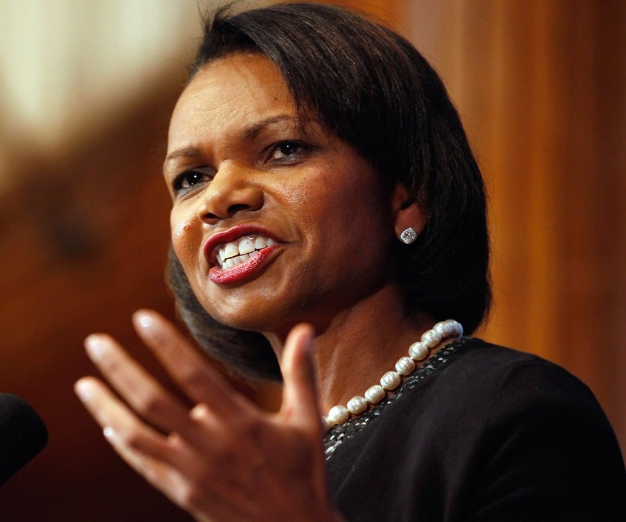 People - Condoleezza Rice.