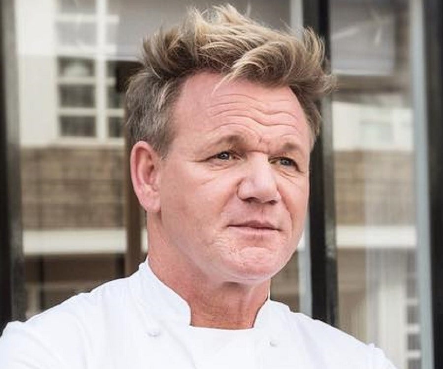 Gordon Ramsay's Blue Hair Chef Look - wide 1