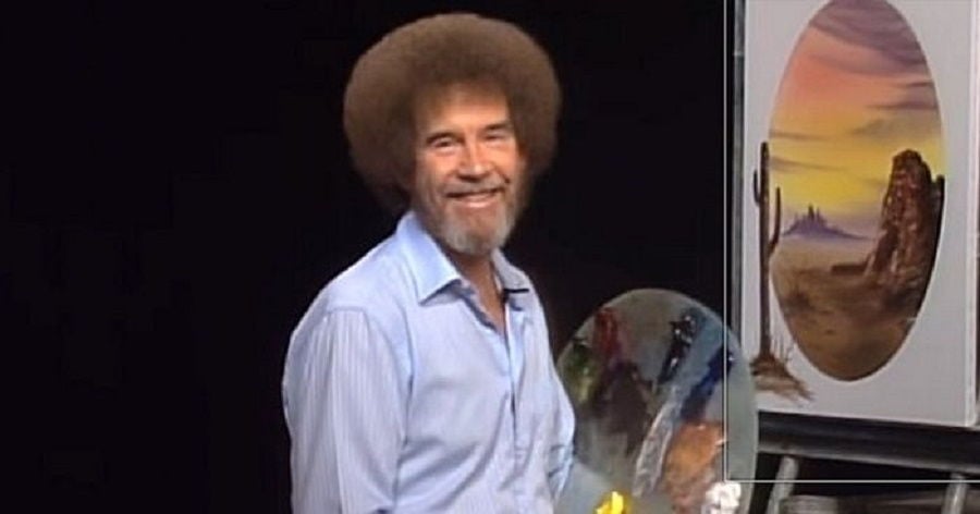 bob ross with hoot