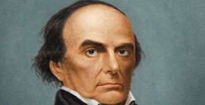 Daniel webster protests the war with