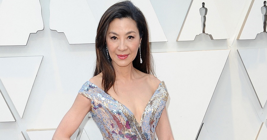 Actress Michelle Yeoh starring in the James Bond film 